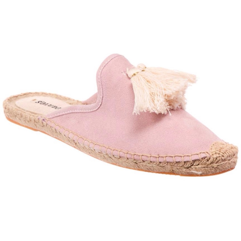 RARE Soludos Tasseled Mule Espadrille